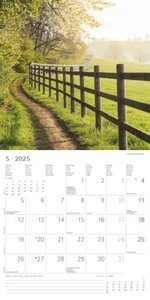 Wege 2025 - Broschürenkalender 30x30 cm (30x60 geöffnet) - Kalender mit Platz für Notizen - Paths - Bildkalender - Wandplaner - Naturkalender
