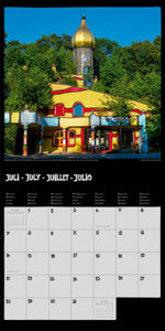 Hundertwasser Broschürenkalender Architektur 2025