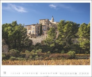 Provence Kalender 2023. Traumhafte Lavendelfelder und kleine Dörfer in einem großen Wandkalender. Ein Blickfang für jeden Raum. Foto-Kalender im Großformat.
