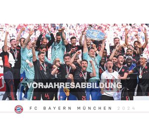 FC Bayern München 2025 Wand-Kalender - Fußball-Kalender - Fan-Kalender - 60x50 - Sport