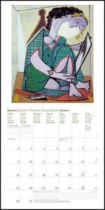 Picasso 2023 - Wand-Kalender - Broschüren-Kalender - 30x30 - 30x60 geöffnet - Kunst-Kalender