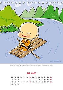 Happiness 2023 (Tischkalender 2023 DIN A5 hoch)