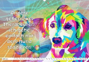 Spruchkalender - frech und bunt (Wandkalender 2021 DIN A2 quer)