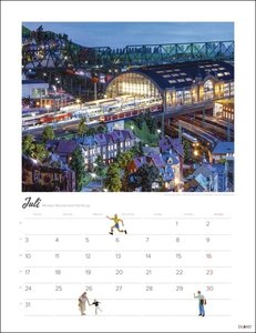 Miniatur Wunderland Kalender 2023. Beeindruckender Wandkalender mit 12 faszinierenden Fotografien des Hamburger Miniatur Museums. Eiland-Kalender 2023. 30x39 cm. Hochformat.