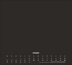 times&more Bastelkalender schwarz 2026