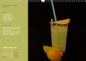 Faszination Wodka Cocktail (Wandkalender 2023 DIN A3 quer)