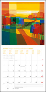Ton Schulten 2023 - Wand-Kalender - Broschüren-Kalender - 30x30 - 30x60 geöffnet - Kunst-Kalender