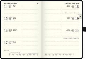 Wochenkalender, Buchkalender, 2024, Kompagnon, Modell 791, PU-Einband, flexibel, denim
