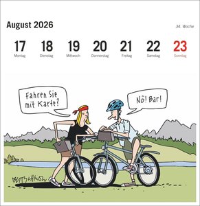 Peter Butschkow: Fahrrad unser Premium-Postkartenkalender 2026