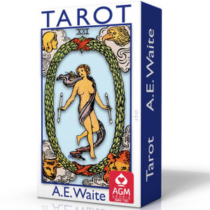 Tarot of A.E. Waite (Blue Edition, Standard, Spanish), mit 1 Buch, mit 78 Beilage