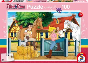 Puzzle - Bibi und Tina auf dem Martinshof (100 Teile)