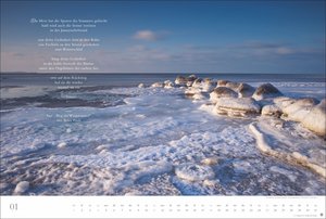 Deutschlands Küsten - Ein literarischer Spaziergang Kalender 2026 - Ein literarischer Spaziergang