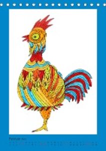 Lustige Hühner und anderes Federvieh (Tischkalender 2023 DIN A5 hoch)