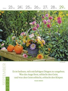 Literaturkalender Gartenlust 2024
