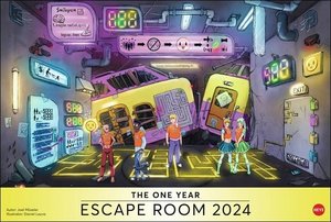 Escape Adventures Wandkalender. Cooles Escape Room Rätsel für Zuhause: Jeden Monat neue Hinweise in einem großen Wandkalender. Ein Muss für alle Fans von Exit Games!