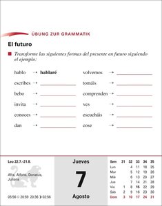 Spanisch Sprachkalender 2025
