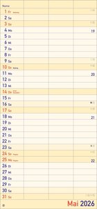 Großdruck Planer für zwei 2026