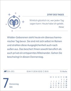 Widder Sternzeichenkalender 2026