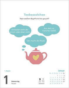 Stefan Heine Gehirnjogging Tagesabreißkalender2026