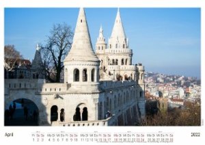 Budapest 2022 - White Edition - Timokrates Kalender, Wandkalender, Bildkalender - DIN A4 (ca. 30 x 21 cm)