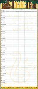 Grüffelo - Riesiger Familienplaner 2023 - Familien-Timer - Termin-Planer - Kinder-Kalender - Familien-Kalender - 30x70