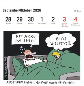 Peter Butschkow: Fahrrad unser Premium-Postkartenkalender 2026