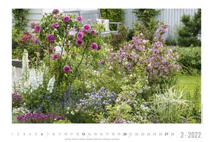 Rosengartenträume 2022 - Bild-Kalender 49,5x34 cm - Blumen - Garten - Wand-Kalender - Alpha Edition