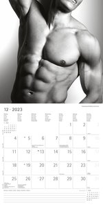 Masculine 2023 - Broschürenkalender 30x30 cm (30x60 geöffnet) - Kalender mit Platz für Notizen - Maskulin - Bildkalender - Wandplaner - Erotikkalender