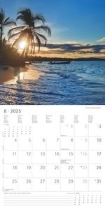 Summer Dreams 2025 - Broschürenkalender 30x30 cm (30x60 geöffnet) - Kalender mit Platz für Notizen - Bildkalender - Wandplaner - Alpha Edition