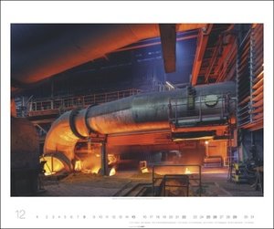 Der Ruhrpott Kalender 2024. Spektakuläre Fotos der Industriearchitektur im Ruhrgebiet in einem großen Wandkalender. Besonderer Architektur-Kalender im Großformat 55 x 46 cm.