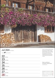 Deutschland Wochenplaner 2024. Landschafts-Wandkalender zum Eintragen mit 53 atemberaubenden Fotografien der schönsten Plätze Deutschlands. Terminkalender 2024 Wand