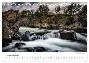 Entschleunigt ... reisen durch Norwegen (Tischkalender 2024 DIN A5 quer), CALVENDO Monatskalender
