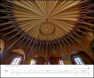 Gewölbe des Himmels 2023 – Decken in Kirchen und Sakral-Bauten – Wandkalender 60 x 50 cm – Spiralbindung