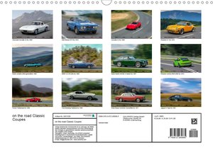 on the road Classic Coupés (Wandkalender 2021 DIN A3 quer)
