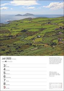 Irland Wochenplaner 2023. Landschafts-Wandkalender zum Eintragen mit 53 atemberaubenden Fotografien der schönsten Plätze Irlands. Terminkalender 2023 Wand.