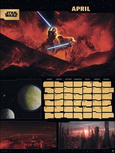 Star Wars Broschur XL Kalender 2022