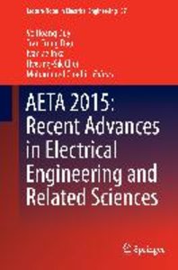 AETA 2015: Recent Advances in Electrical Engineering and Related Sciences