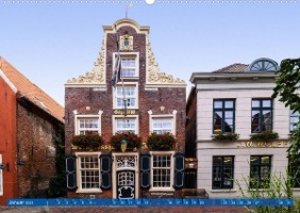 Leer - Das Tor zu Ostfriesland (Premium, hochwertiger DIN A2 Wandkalender 2023, Kunstdruck in Hochglanz)