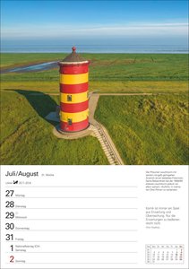 Deutsche Küsten Wochenplaner 2026 - Eine Reise in 53 Bildern