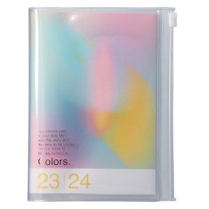 MARK'S 2023/2024 Taschenkalender A6 vertikal, Gradient, Pink