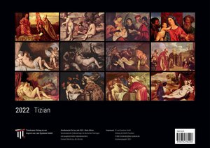 Tizian 2022 - Black Edition - Timokrates Kalender, Wandkalender, Bildkalender - DIN A3 (42 x 30 cm)