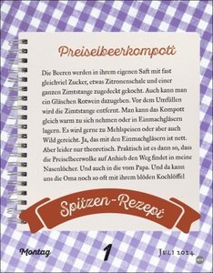 Rita Falk Jahres-Gröstl Tagesabreißkalender 2024. Abreiß-Kalender für alle Eberhofer-Fans. Tischkalender 2024 mit lustigen Zitaten und Rezepten aus der Krimiserie. Auch zum Aufhängen.