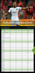 Borussia Mönchengladbach 2023 - Familien-Planer - Fan-Kalender - Fußball-Kalender - 22x45 - Sport