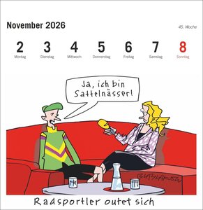 Peter Butschkow: Fahrrad unser Premium-Postkartenkalender 2026