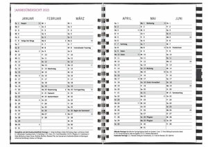 Familienplaner Buch A5 Streifen 2023. Praktischer Buchkalender mit Gummiband und Stiftehalter. Stylischer Familien-Kalender mit 5 Spalten. Terminkalender 2024