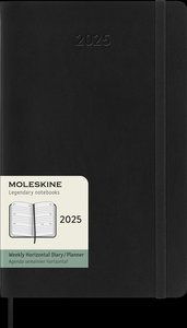 Moleskine 12 Monate Monats Notizkalender 2025, Large/A5