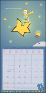 Der Kleine Prinz 2023 - Wand-Kalender - Broschüren-Kalender - 30x30 - 30x60 geöffnet - Kinder-Kalender - Illustrationen