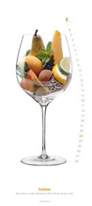 Weinaromen 2025 - Wandkalender - Weinsorten und wonach sie schmecken Hoch-Format 22 x 49,5 cm