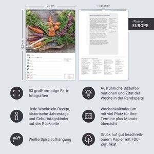 Küchenkalender Wochenplaner 2026