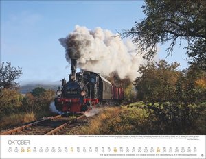 Feurige Dampfloks Posterkalender 2026